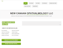Tablet Screenshot of newcanaanophthalmology.com